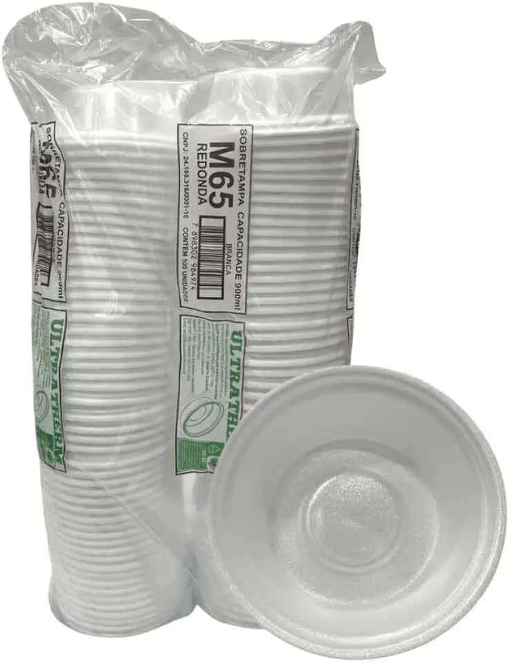 Marmitex de Isopor 900ml sem tampa Ultratherm com 100 unidades