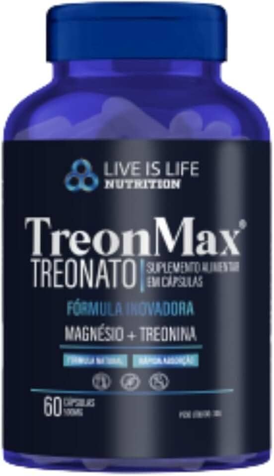 TreonMax Suplemento Para memoria Foco Concentração 60 Capsula