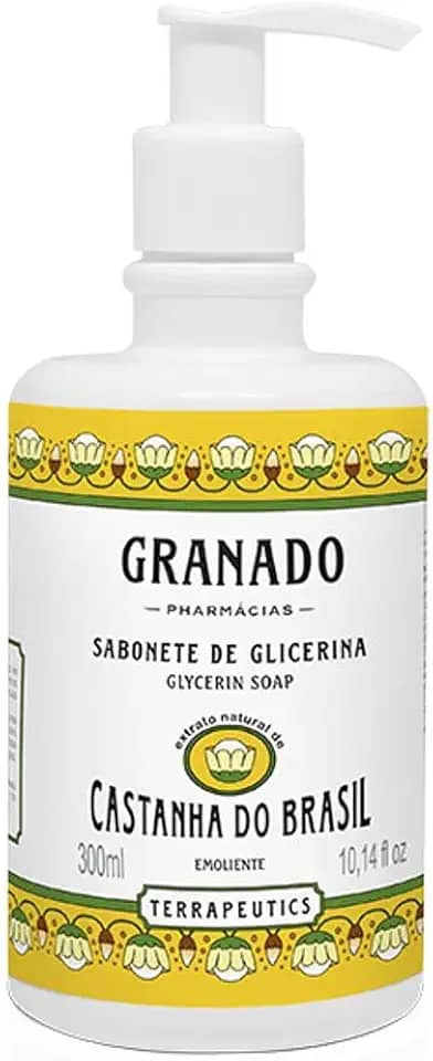 Granado Sabonete Líquido Terrapeutics, Castanha Do Brasil, Amarelo, 300ml