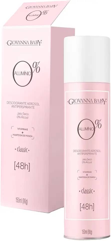 Giovanna Baby Desodorante Aerosol 0% Aluminio Classic 150 Ml