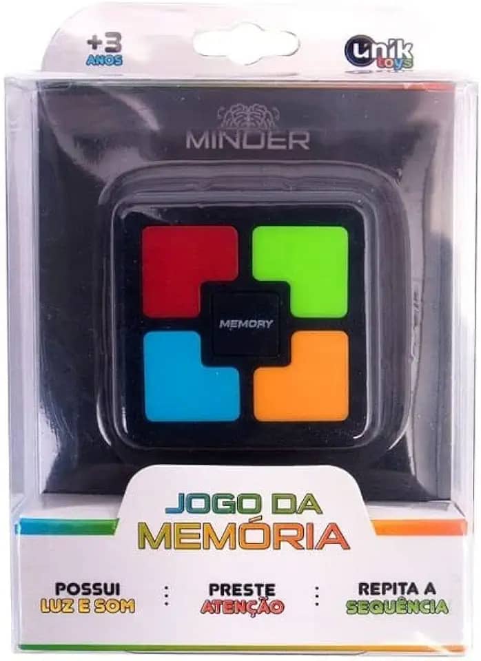 Jogo da Memoria com Luz e Som Unik Toys