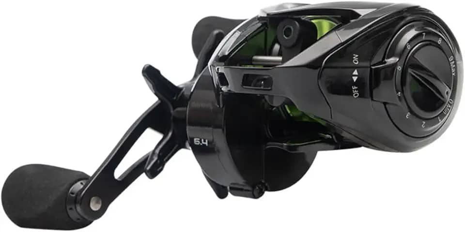 Carretilha Maruri Crobat, 7+1 Rolamentos, Drag 7kg, Corpo ABS, Carretel em Alumínio, Recolhimento 6.4:1