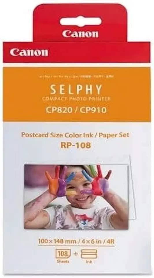 Papel Canon Rp108 p/Impressora Selphy - 108 Folhas