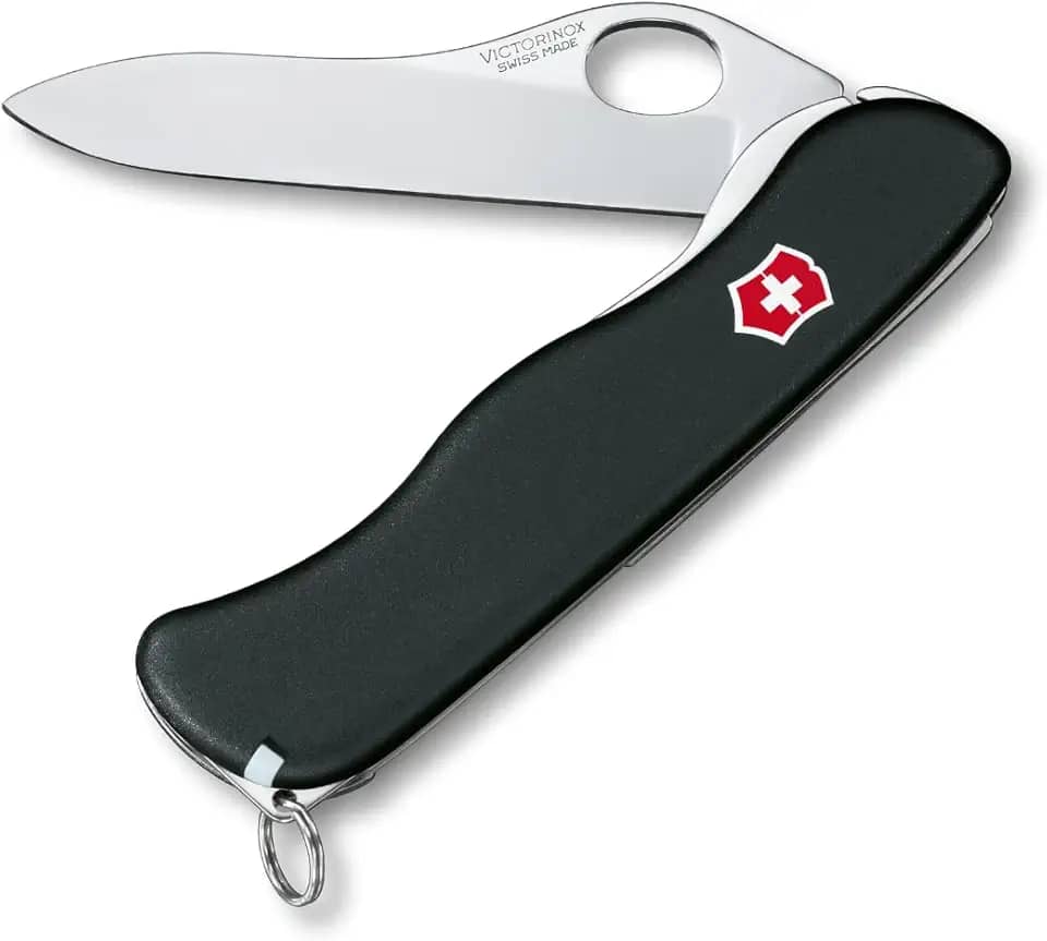 Canivete Victorinox Sentinel One Hand Clip, Preto, 5 funções