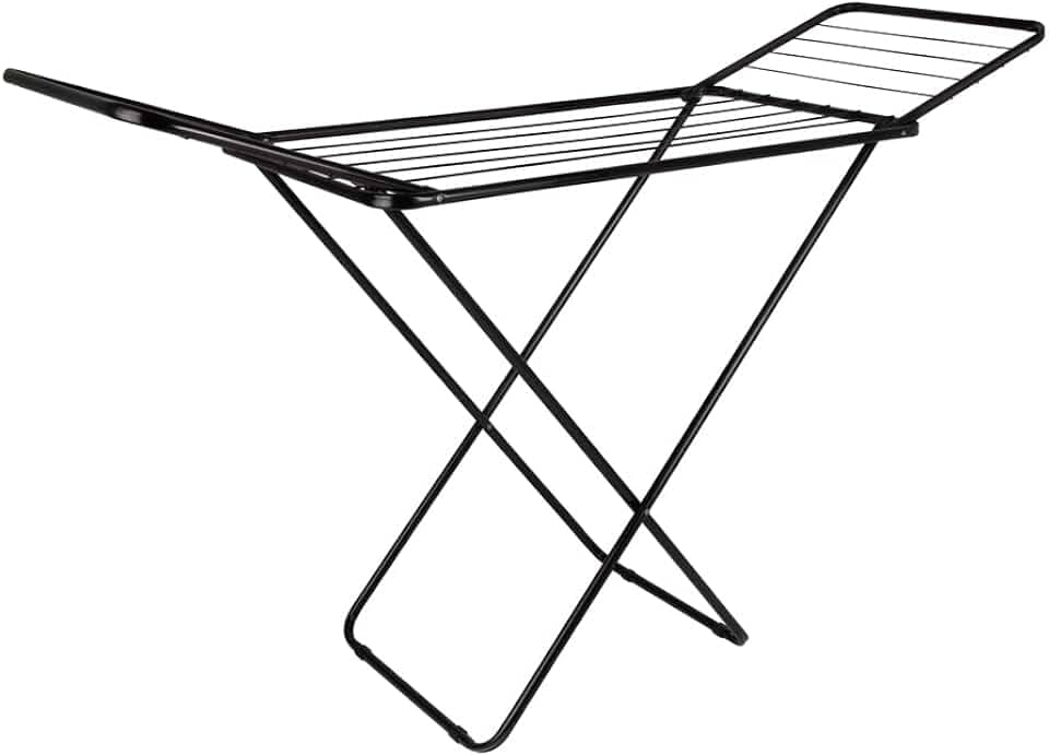 Mor - Varal De Chão Com Abas Slim Preto