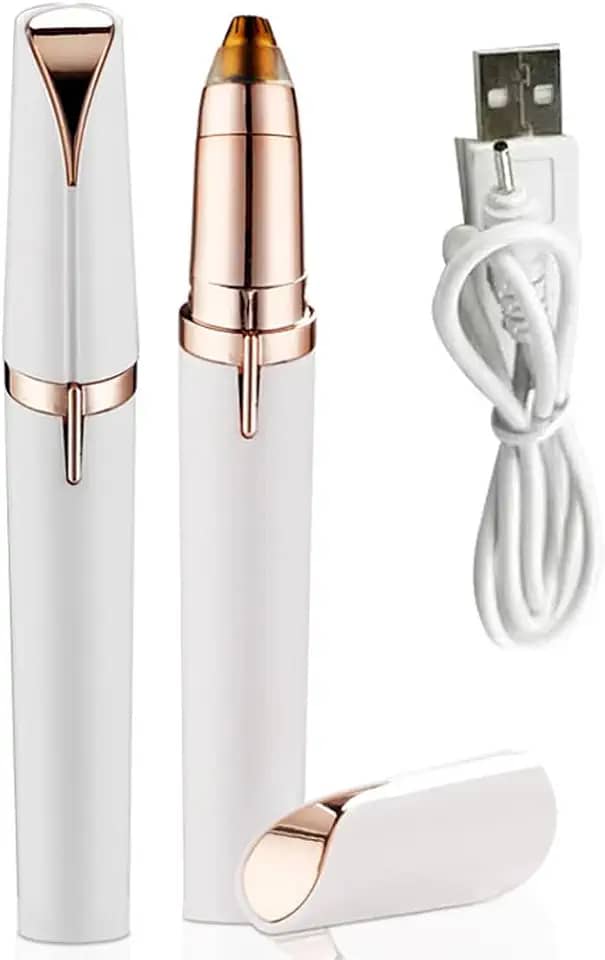 Depilador Eletrico Feminino, Depilador Elétrico De Sobrancelha Portátil Feminino, Aparelho Removedor De Pelos Facial Indolor E à Prova D’água Depilao E Aparelhos De Barbearia