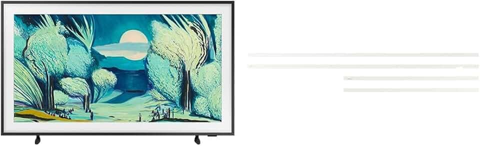 Samsung Combo Vision AI TV 43" The Frame 4K LS03F 2025 + Moldura para Smart TV 43" The Frame cor branco
