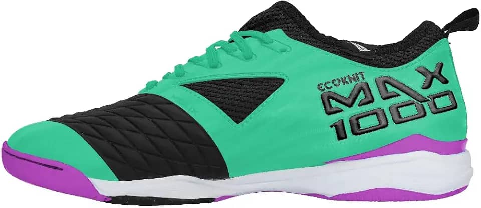 Chuteira Penalty Max 1000 Ecoknit Futsal Vermelha e Preta