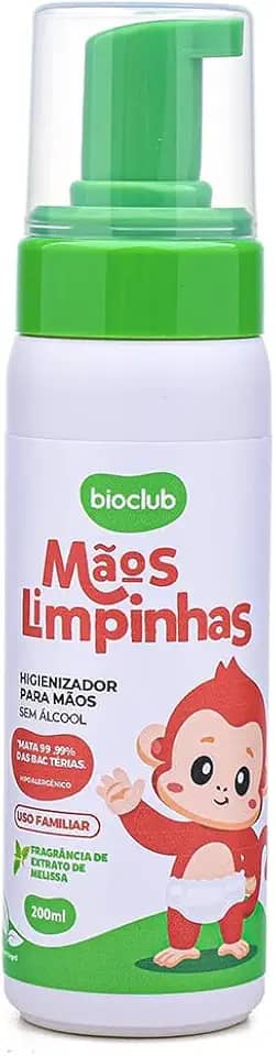 Higienizador para mãos sem álcool, BioClub