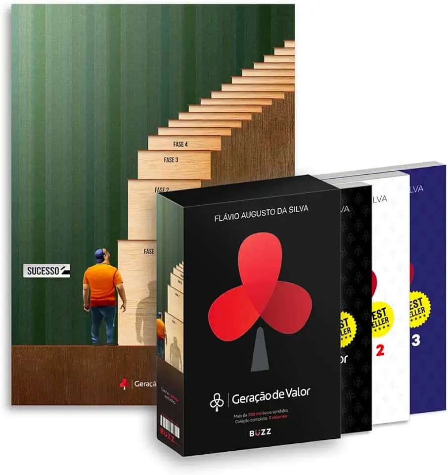 BOX GERAÇÃO DE VALOR - ESCADA: (volumes 1, 2, 3 + pôster exclusivo escada)