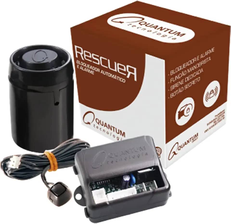 Bloqueador Quantum Automotivo Veicular Rescuer Com Sirene