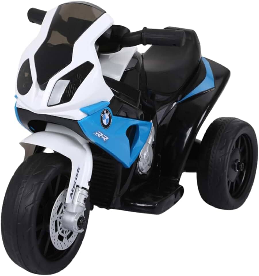 Zippy Toys, Mini Moto Elétrica Infantil BMW S1000RR Azul 6V