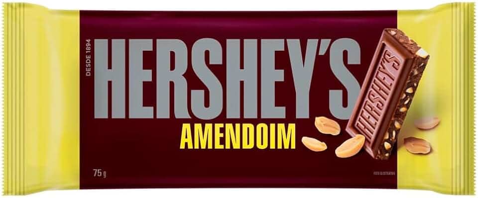 Barra de Chocolate Ao Leite com Amendoim 75g - Hersheys