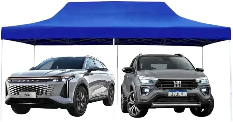 Tenda Gazebo sanfonada em aço reforçado 3x6. Pesca, praia, garagem. Eventos.