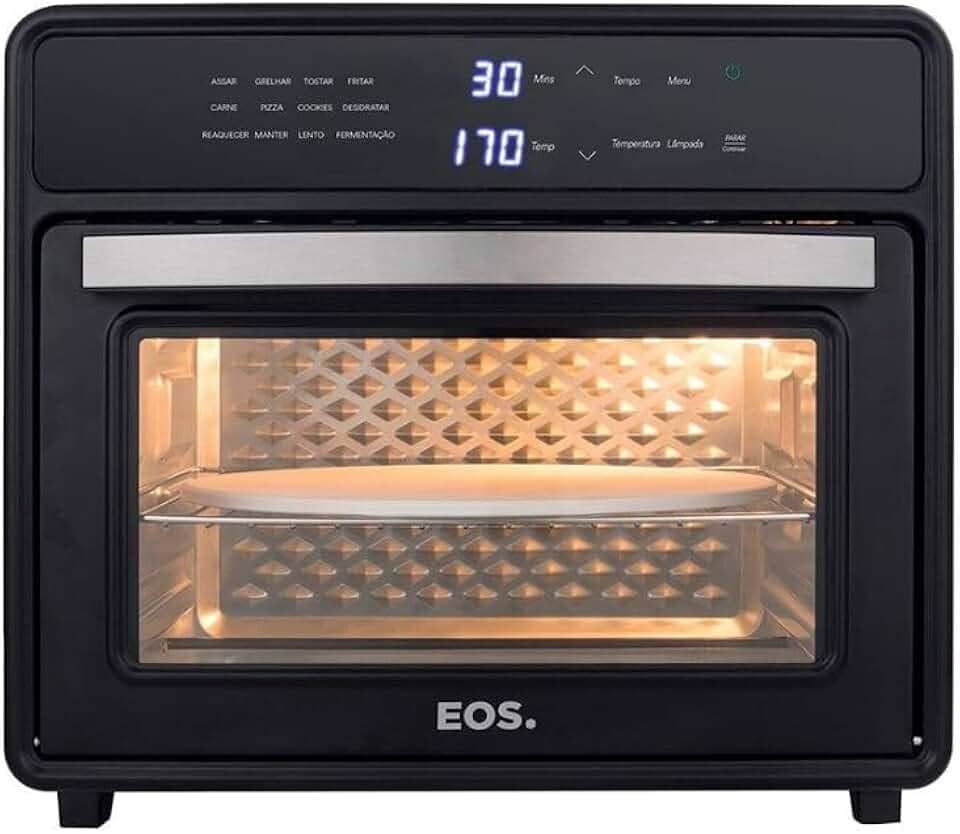 Forno Elétrico e Air Fryer Oven Pizza Eos 30 Litros Premium Digital All Black Efe30apd 220v