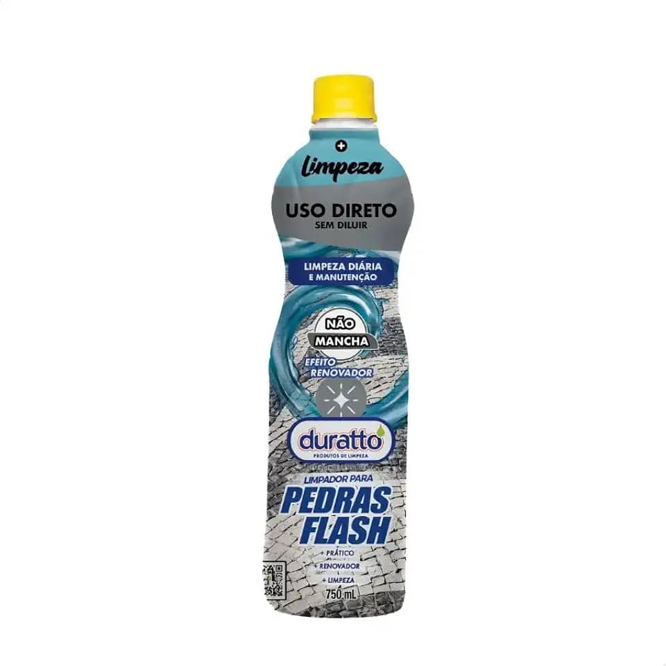 Duratto Limpador para Pedras Flash, Uso Direto, Efeito Renovador, Limpeza Diária e Manutenção, 750ml