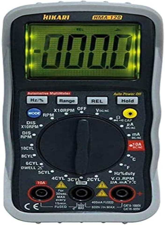 Multimetro Digital Automotivo Hma-120 21N187 Hikari.
