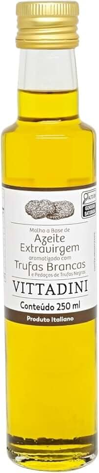 AZEITE TRUFADO VITTADINI 250ML, ITALIANO TRUFAS BRANCAS