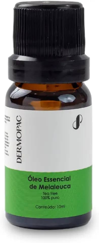 Óleo Essencial de Melaleuca 100% Puro Natural Aromaterapia Para Pele Corpo Dermopac 10ml