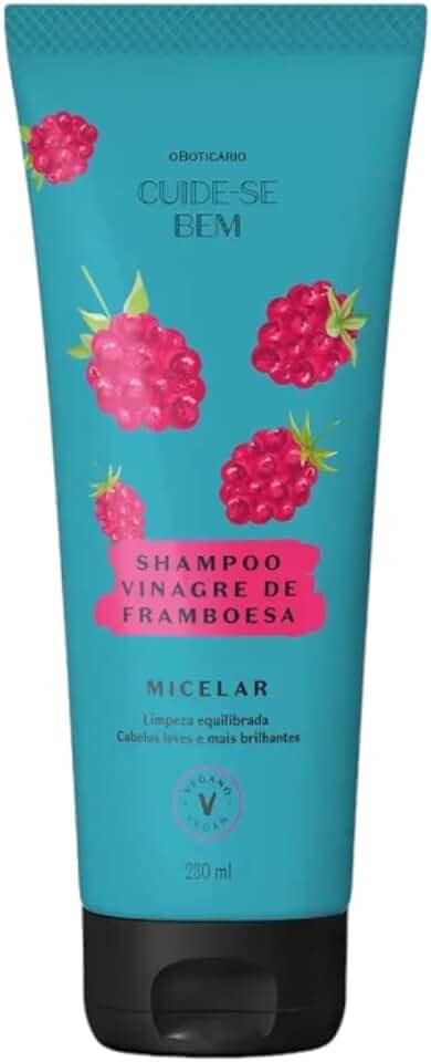 O Boticário, Shampoo Vinagre de Framboesa Cuide-se Bem Feira 230ml