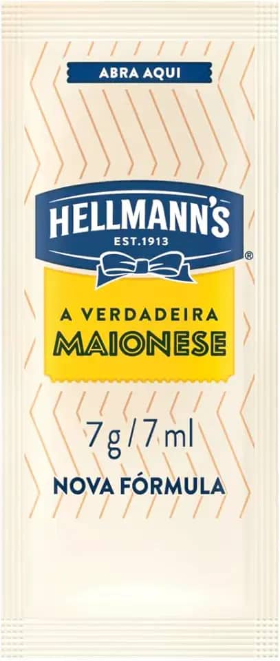 Hellmann's Maionese Sachê 7g Caixa com 168 Unidades