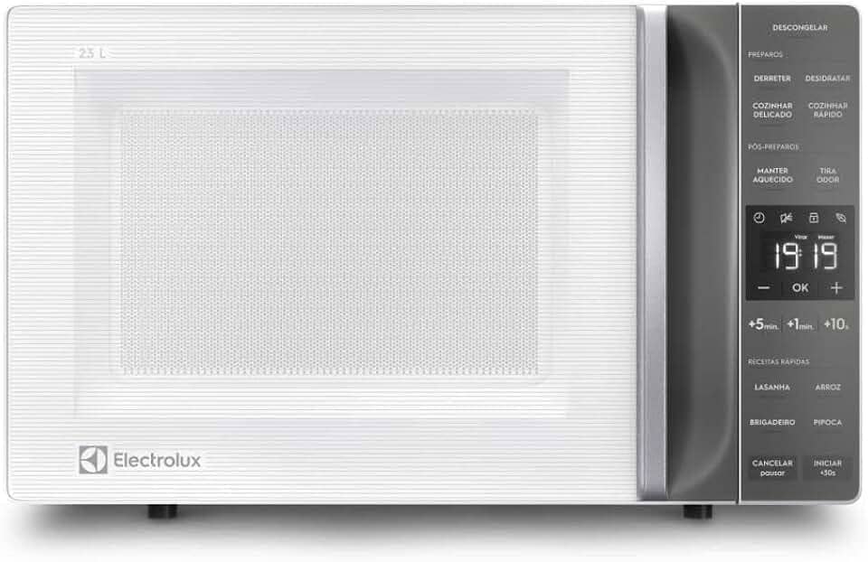 Micro-ondas Electrolux 23L Branco Efficient com Descongelamento Assistido (ME23B) 127V