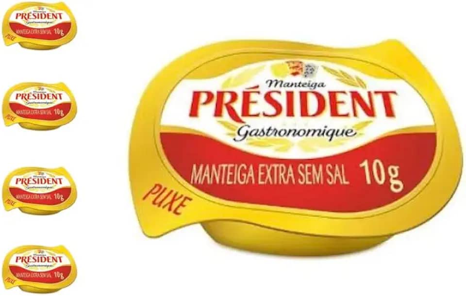 Manteiga Blister Président Sem Sal 192 unidades de 10g