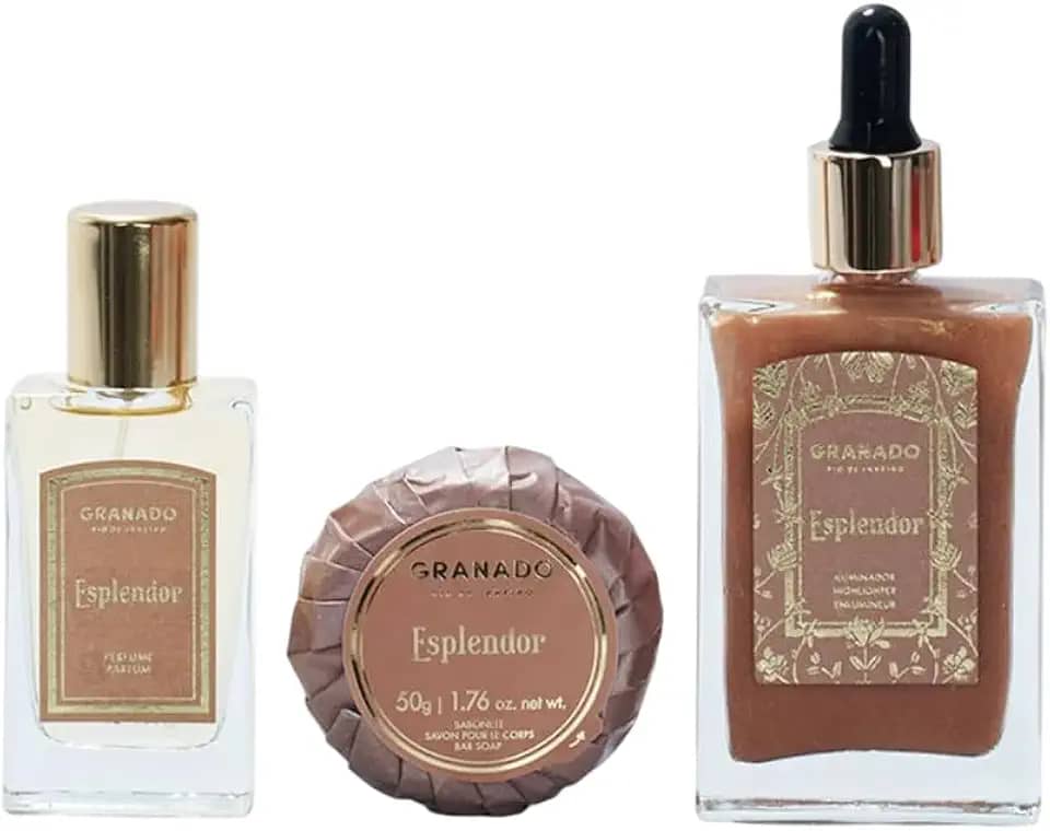 Granado Kit, Esplendor, Iluminador, Perfume e Barra