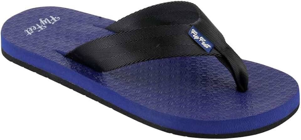 Sandália Ortopédica Fly Feet Masculina, Ortho Pauher, Azul Marinho, 37/38