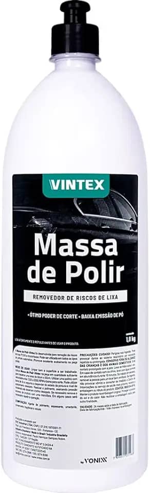 Produto para Polir Pintura de Carro Massa de Polimento 1,8kg Vintex