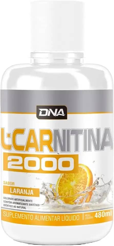 L-Carnitina 2000 480ml Sabor Laranja - Dna Suplementos