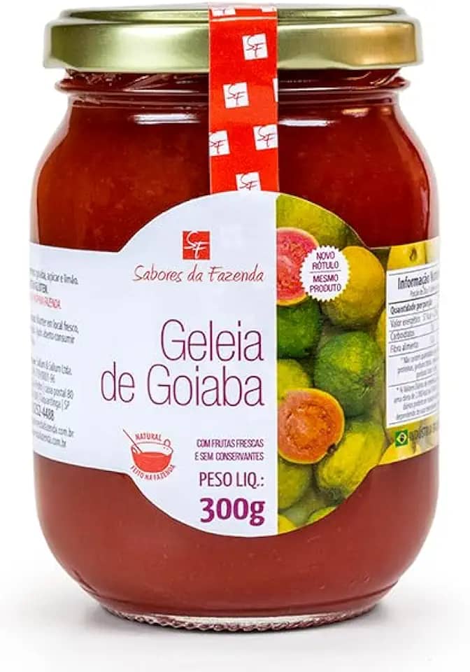 Geleia de Goiaba 300g, Sabores da Fazenda