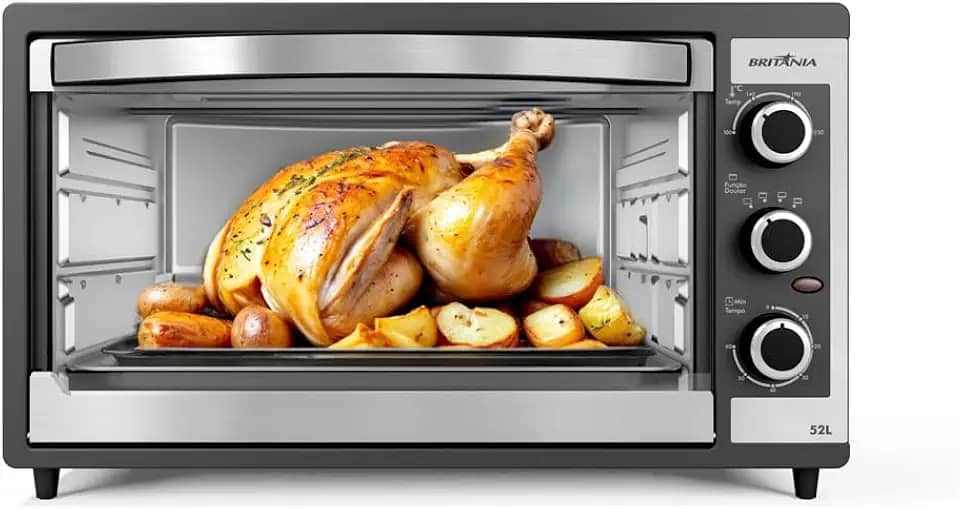 Forno Elétrico Britânia BFE55P Dupla resistência 52L 127V