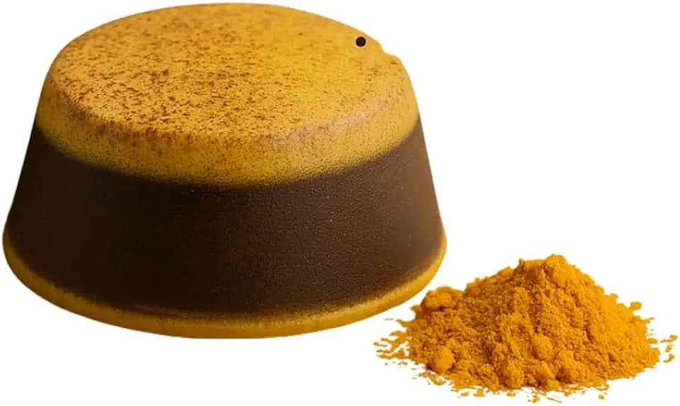 Sabonete Artesanal de Açafrão com Enxofre – Antisséptico, Secativo e Clareador Natural da Pele – 90g