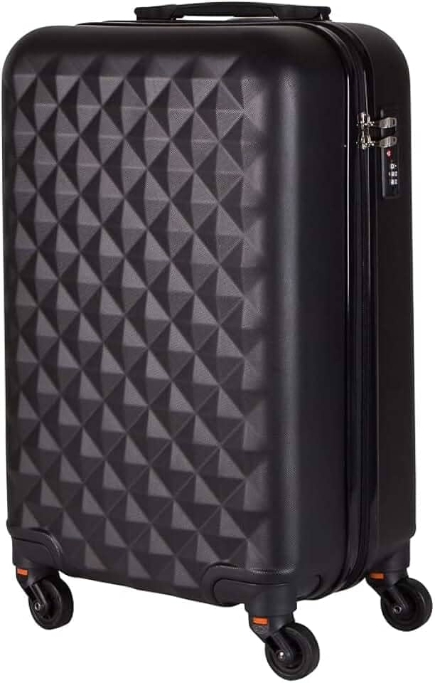 Mala de Bordo em ABS Com 4 Rodas 360 - Roncalli Alemanha Cor:Preto