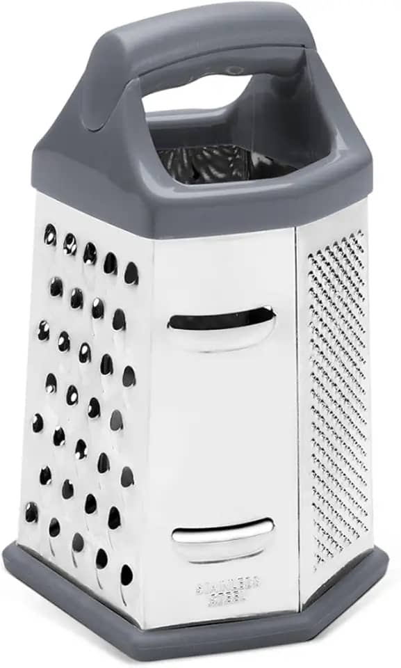 Brinox - Ralador 6 Faces 20cm Top Pratic - Aço Inox