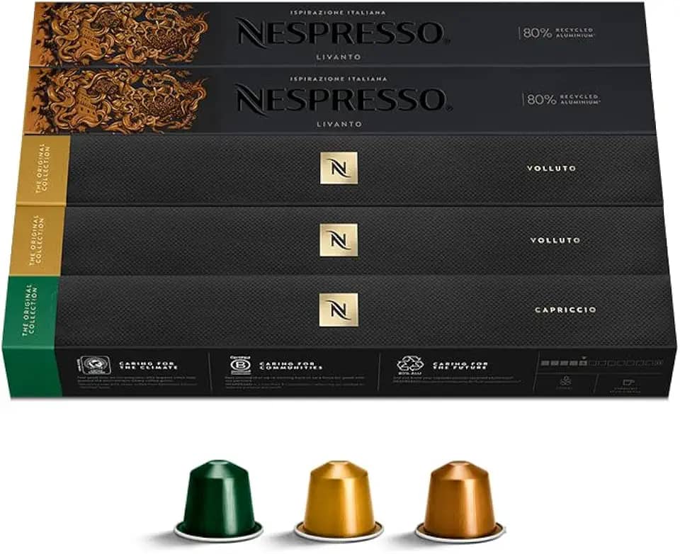Cápsulas de Café Original Nespresso Equilibrado - 50 Cápsulas