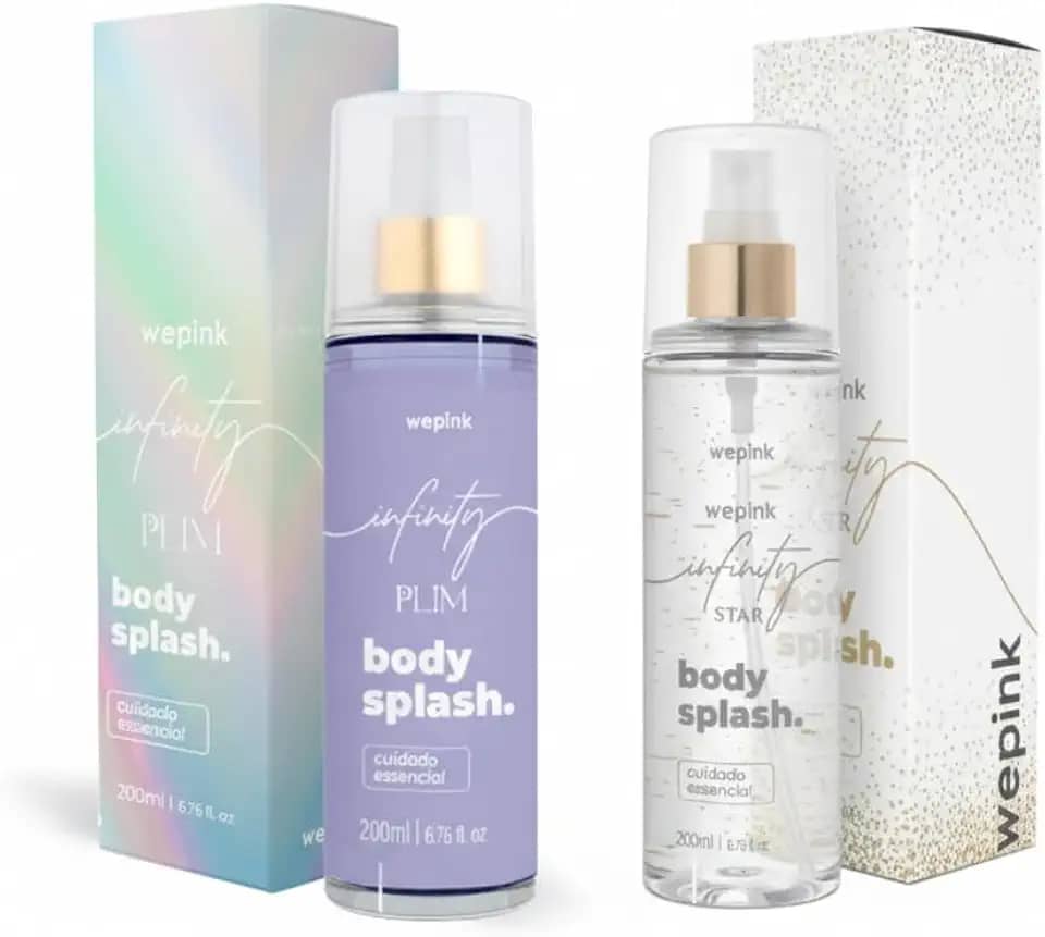 Kit com 2 Body Splash Infinity Desodorante Colônia 200ml