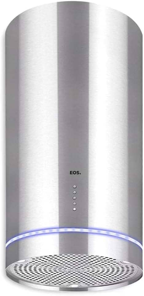 Coifa e Depurador de Ilha Eos 35cm Redonda Eco40ir Inox 110v