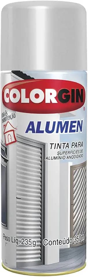 Tinta Spray Colorgin Alumen 770 Alumínio, 30_milliliters