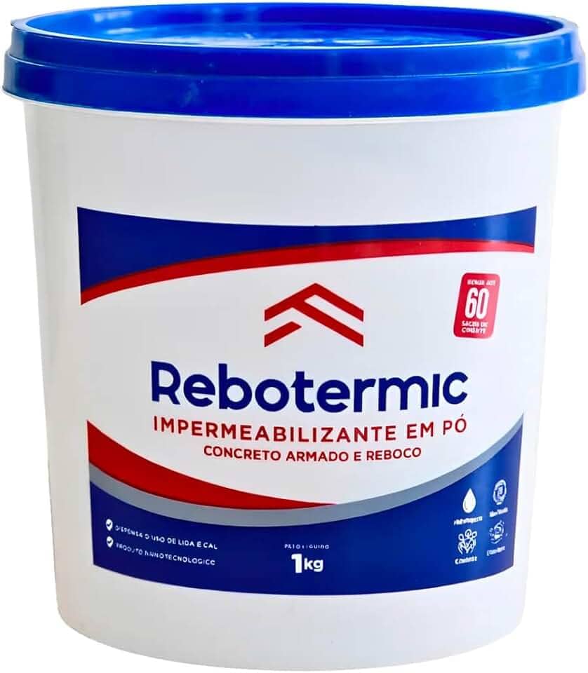 Aditivo Impermeabilizante Em Pó 1kg Para Paredes, Pisos E Lajes – Evita Infiltrações, Aumenta A Resistência E Garante Acabamento Profissional Com Máxima Proteção