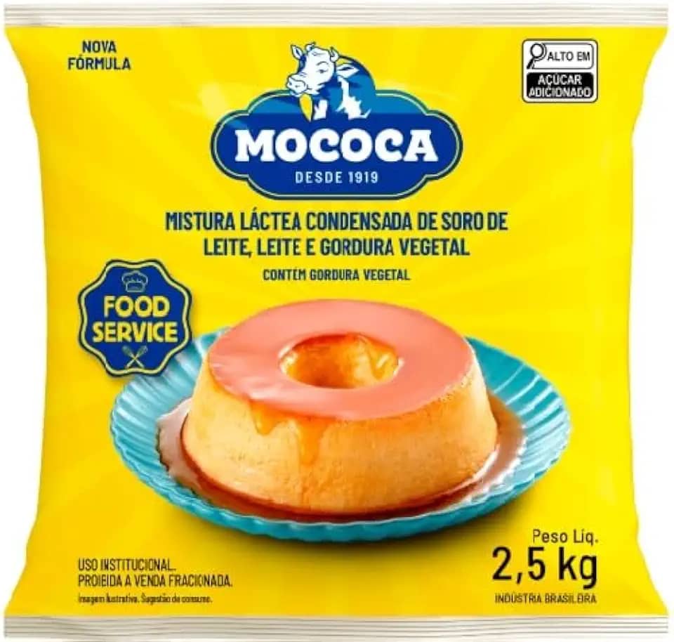 Mistura Lactea Condensada Leite Condensado Mococa Bag 2,5kg
