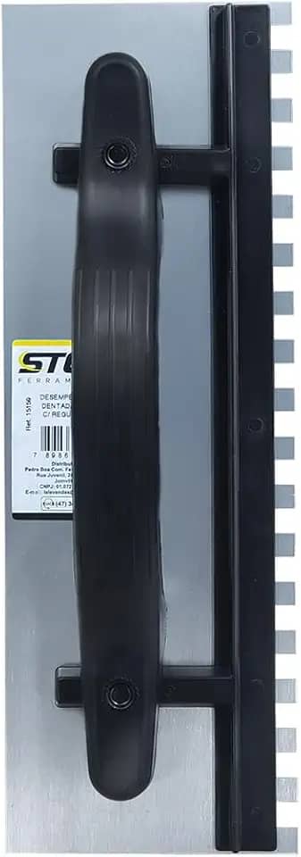 Desempenadeira Aço Dentada Reforçada Com Regulador Stein (35cm x 12cm x 9cm)