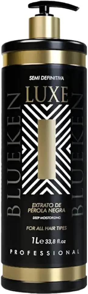Blueken Luxe - Escova Semi Definitiva Extrato de Pérola Negra 1L