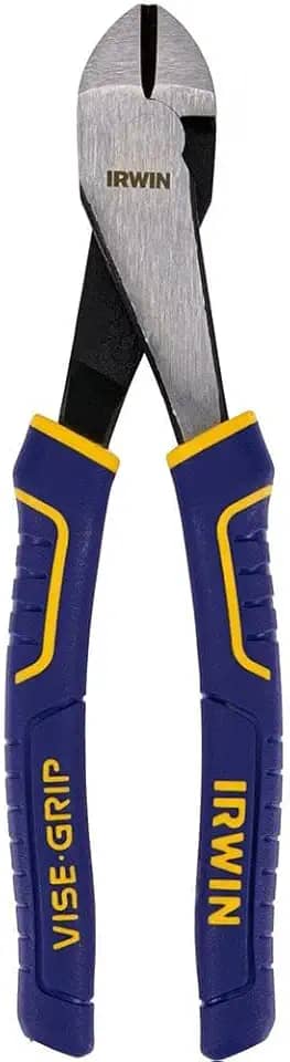 IRWIN Alicate de Corte Diagonal 8 Polegadas Vise-Grip, com Cabo Emborrachado, 2078308