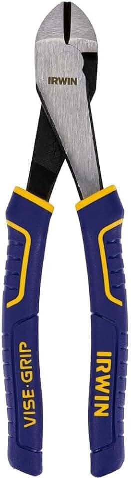 IRWIN Alicate de Corte Diagonal 8 Polegadas Vise-Grip, com Cabo Emborrachado, 2078308