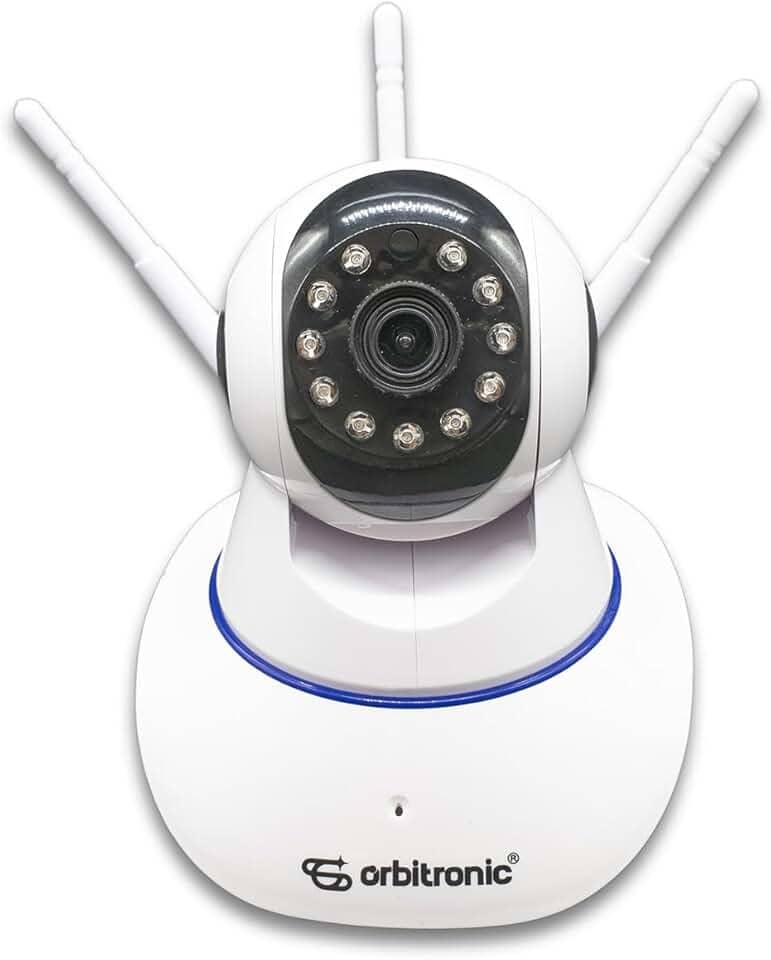 Câmera Segurança 3 Antenas Robo Baba Pet Ip Onvif Wifi Noturna Orbitronic