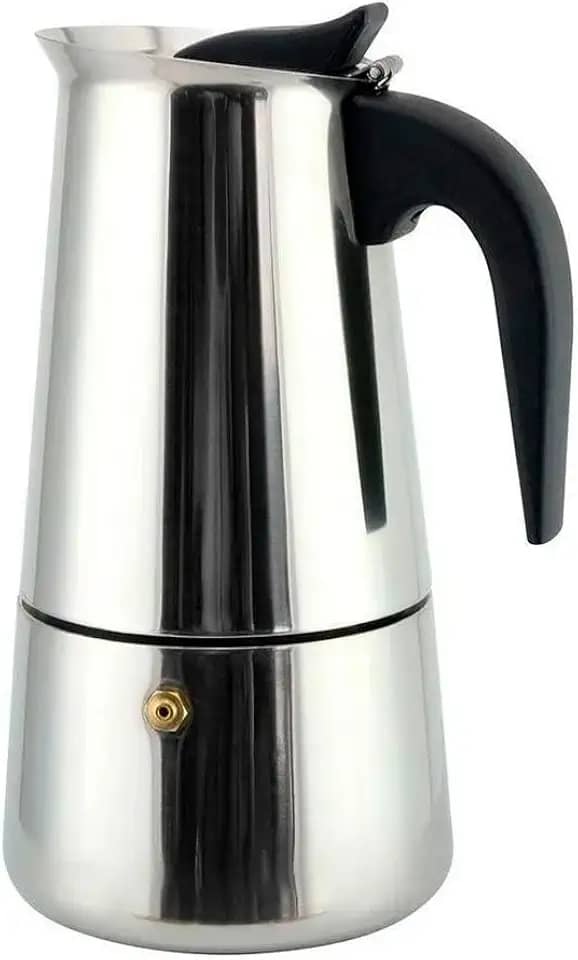 Cafeteira Italiana Expresso 450ml em Inox Para 9 Xícaras