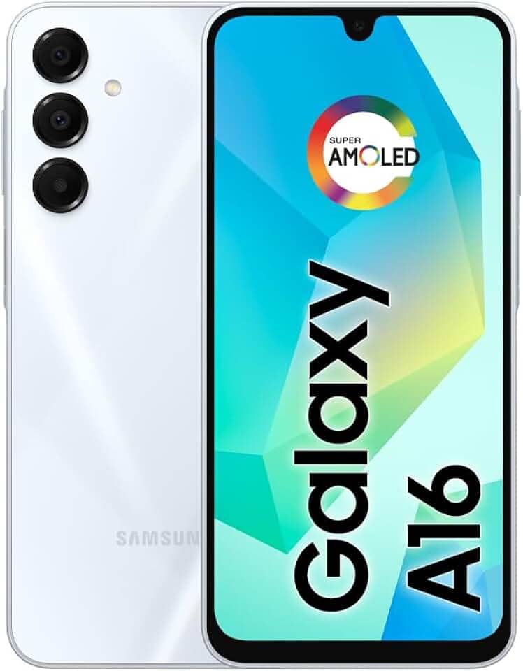 Samsung Celular Galaxy A16, 128GB + 4GB RAM, Câmera de até 50MP, Tela 6.7", NFC, IP54, Bateria 5000 mAh (Cinza)