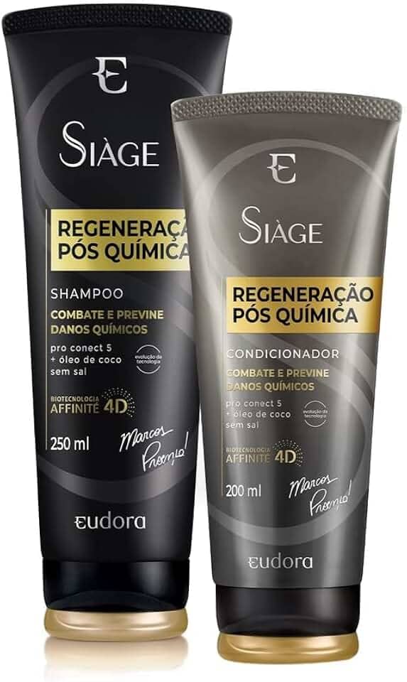 Eudora Kit Siàge Regeneração Pós Química Shampoo + Condicionador (Nova Versão)
